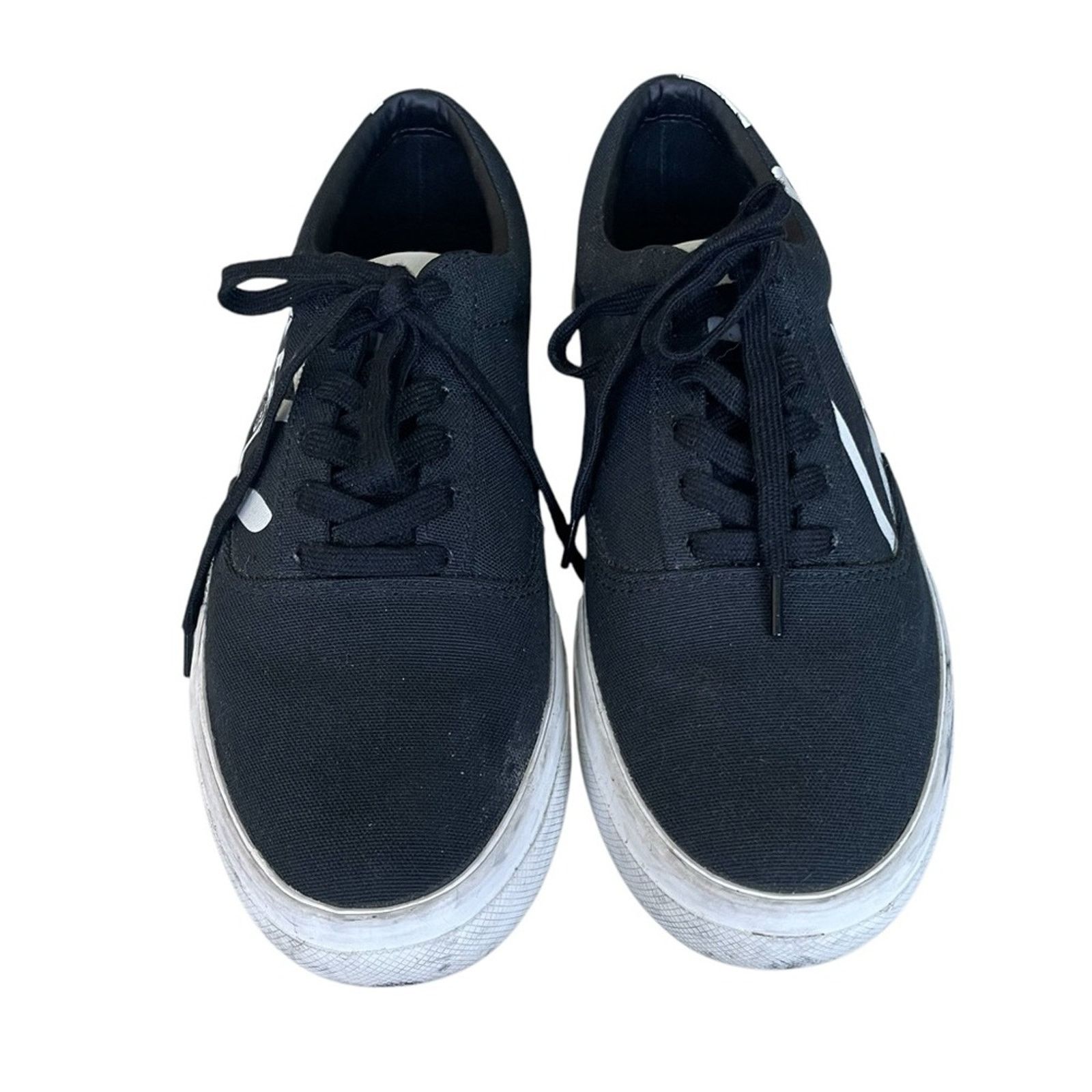 Lacoste Lacoste Jump Serve Lace Up Men Canvas Sneakers Black Size 8 Size US 8 / EU 41 - 1 Thumbnail