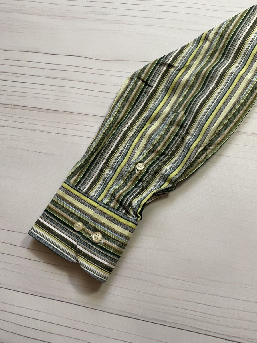 Etro × Vintage Vintage Etro Via Spartaco 3 striped designy button up shirt Size US L / EU 52-54 / 3 - 12 Thumbnail