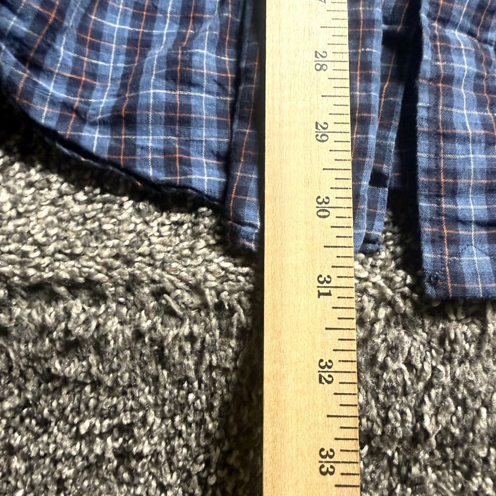 Polo Ralph Lauren Polo Ralph Lauren Shirt Mens 2XL Linen Cotton Blend Button-Down Plaid Blue Size US XXL / EU 58 / 5 - 5 Thumbnail