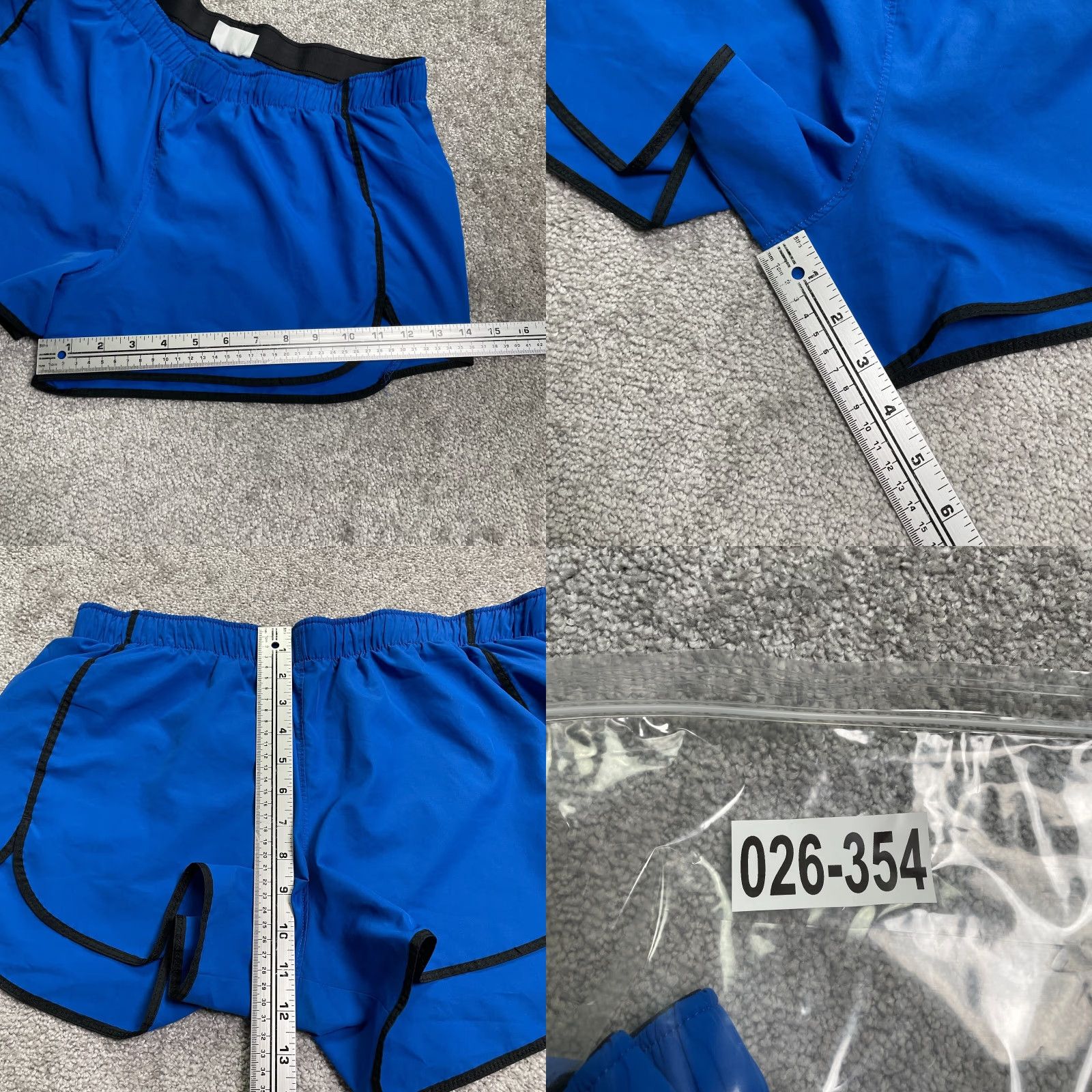 Hanes Hanes Sports Active Shorts Womens Large Blue Elastic Gym Athletic Running 33x3.5 Size 36" / US 14 / IT 50 - 8 Thumbnail