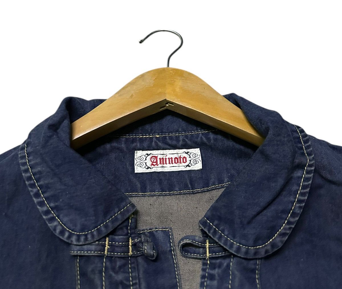 Japanese Brand Aninoto chore jacket with chinese frog buttons Size US M / EU 48-50 / 2 - 3 Thumbnail