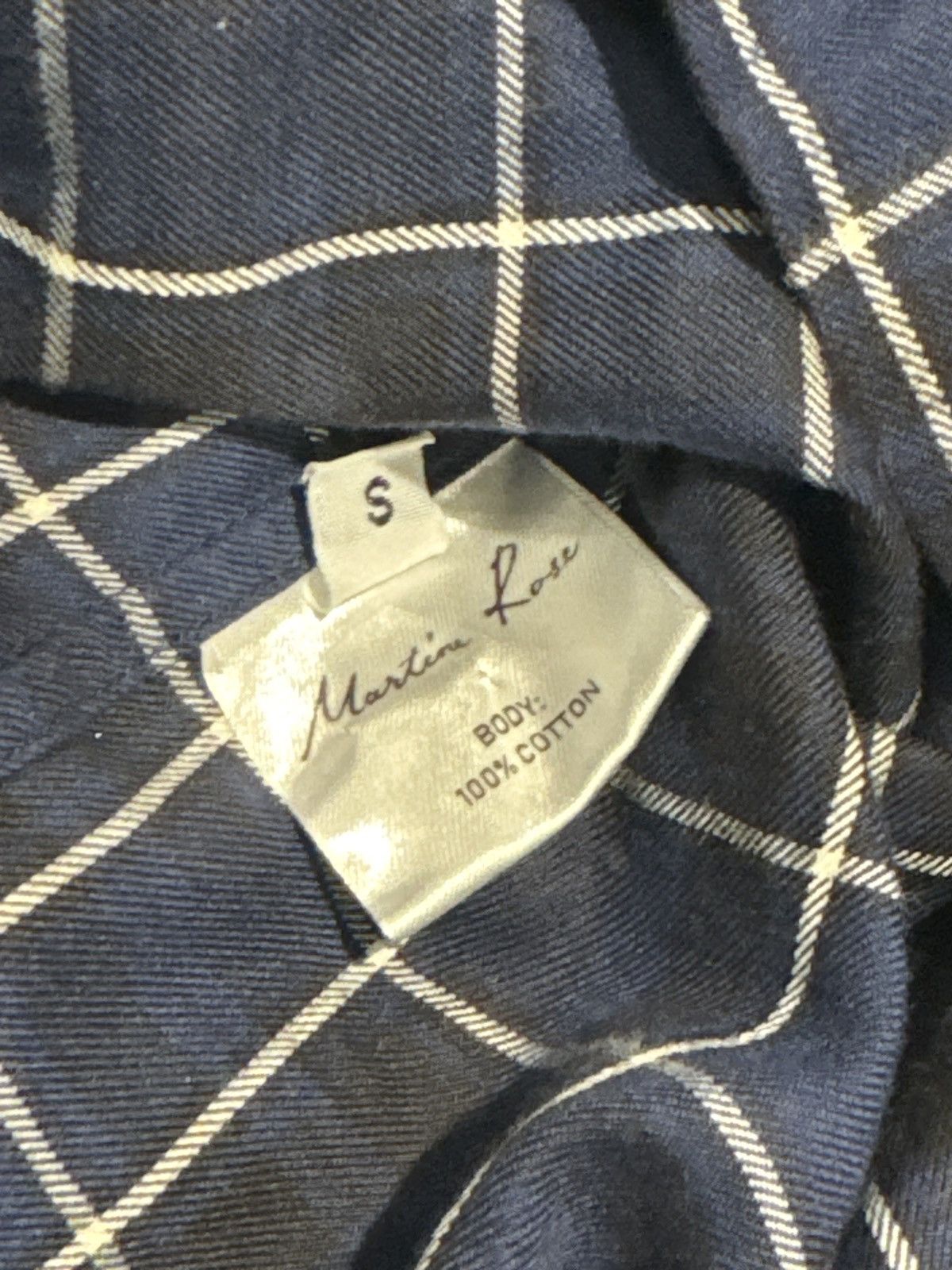 Martine Rose Martine Rose flannel shirt blue Size US S / EU 44-46 / 1 - 7 Thumbnail