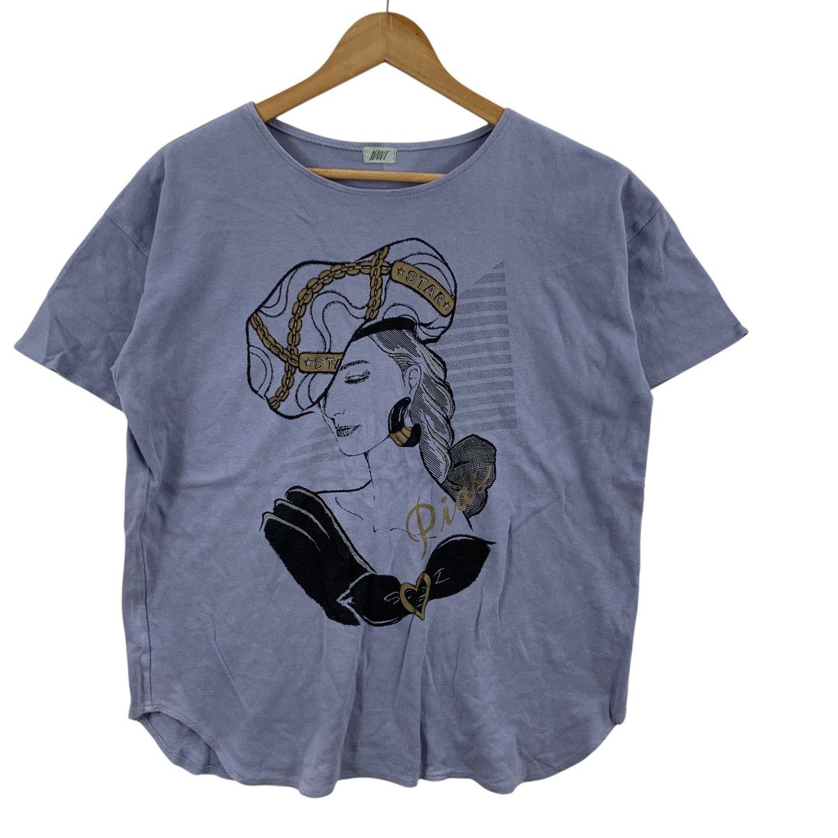 Vintage Vintage NANE PIAS PARIS High Couture Artwork Tee Shirt Top Size M / US 6-8 / IT 42-44 - 4 Thumbnail