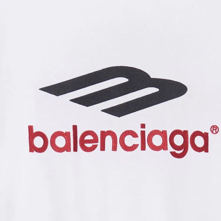 Balenciaga o1srvl11e0226 3B Sports Icon Long Sleeve T-Shirt Oversized Size US L / EU 52-54 / 3 - 3 Thumbnail