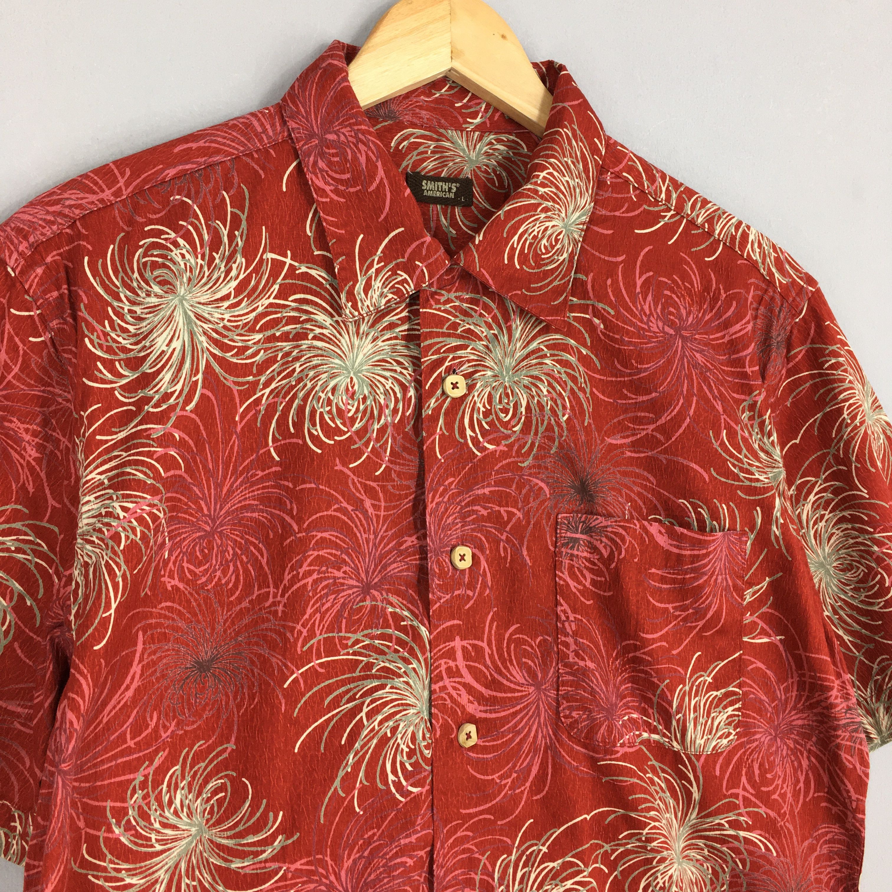 Ron Jon Surf Shop Vintage 90s Hawaii Aloha Floral Cotton Shirt Large Size US L / EU 52-54 / 3 - 3 Thumbnail