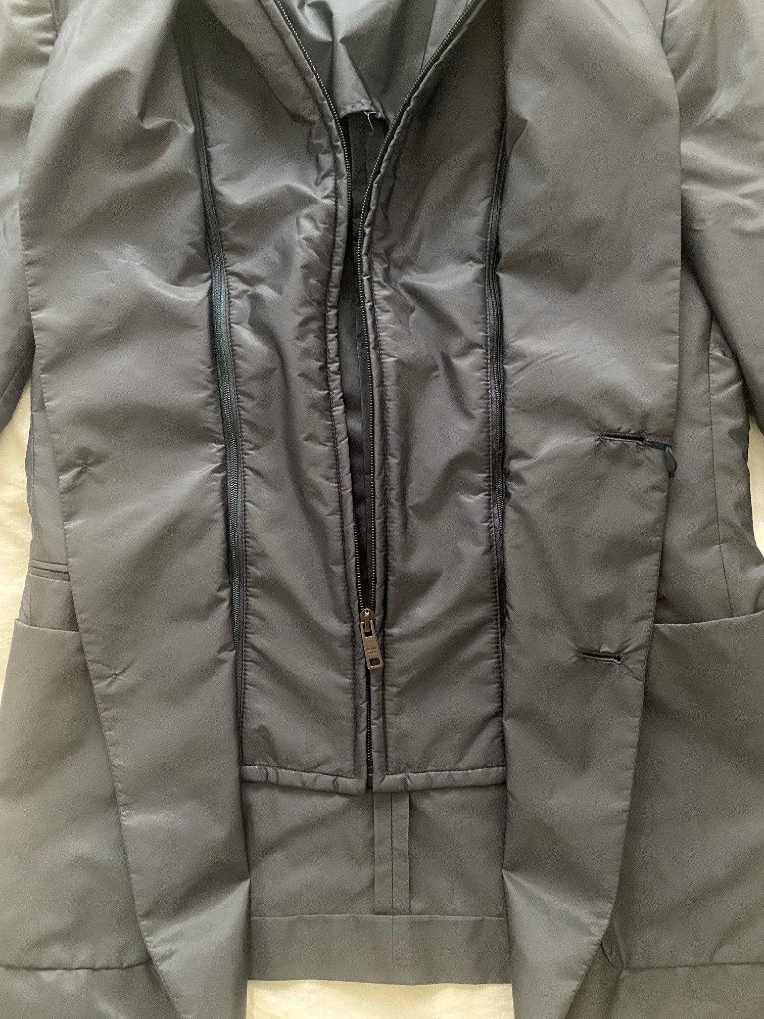 Prada PRADA double layer blazer style hooded nylon jacket Size US S / EU 44-46 / 1 - 7 Thumbnail