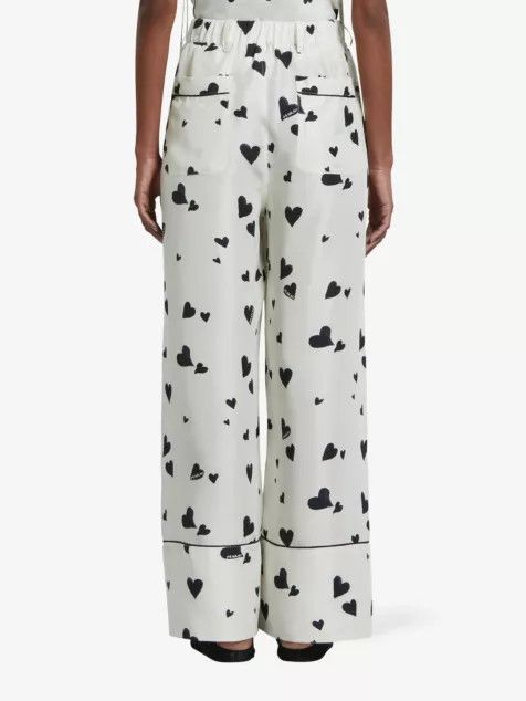 Marni o1w1db10824 Silk Trousers in White Size 27" / US 4 / IT 40 - 4 Thumbnail