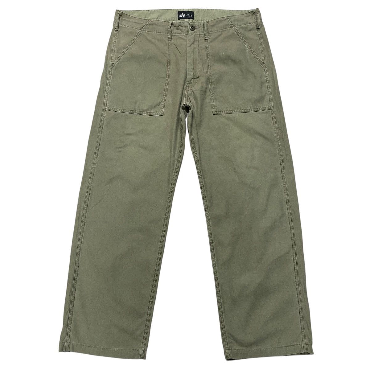 Alpha Industries Vintage Alpha Industries Fatigue Pants Size US 35 - 2 Thumbnail