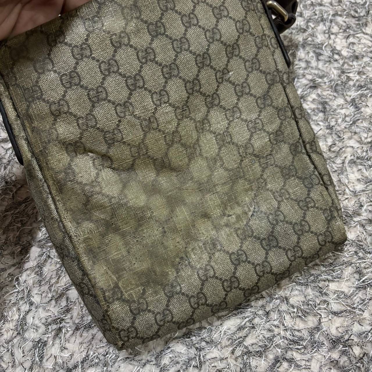 Gucci Vintage Gucci GG Supreme Small Messenger Bag Crossbody Italy Size ONE SIZE - 9 Thumbnail