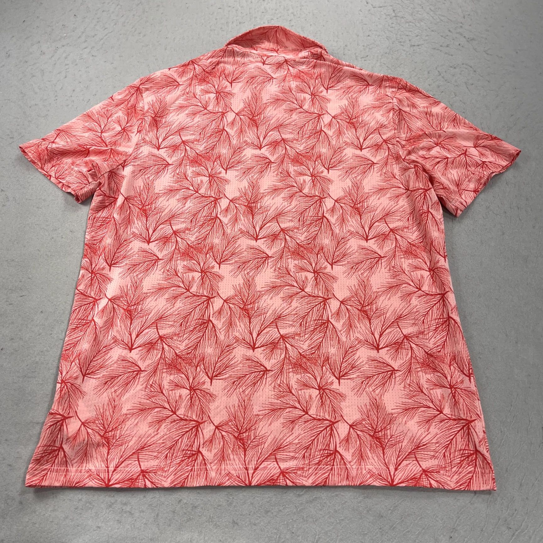 Adidas adidas Golf Polo Shirt Mens Large Pink Floral Quail Hollow Golf Polo Shirt Mens Large Pink Floral Adidas Abstract AOP Top 100 Size US L / EU 52-54 / 3 - 6 Thumbnail