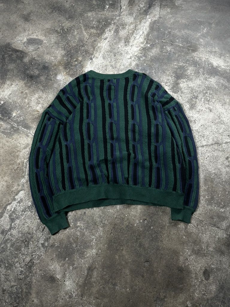 Coogi Vintage Coogi Wool 3D Cable Knit Sweater Size US L / EU 52-54 / 3 - 4 Thumbnail