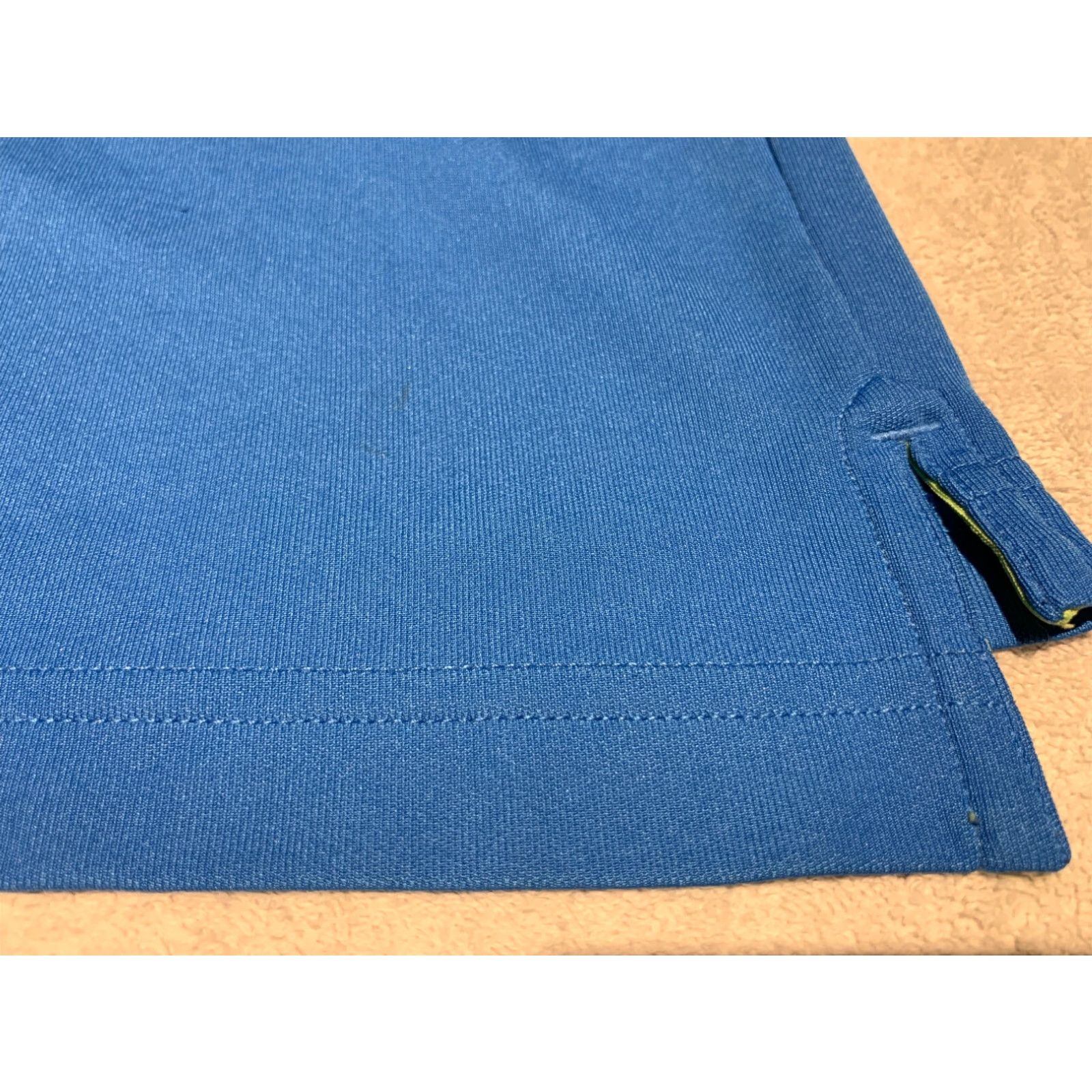 Under Armour Under Armour Golf Polo Shirt Mens Large Blue Striped Activewear Short Sleeve Size US L / EU 52-54 / 3 - 7 Thumbnail