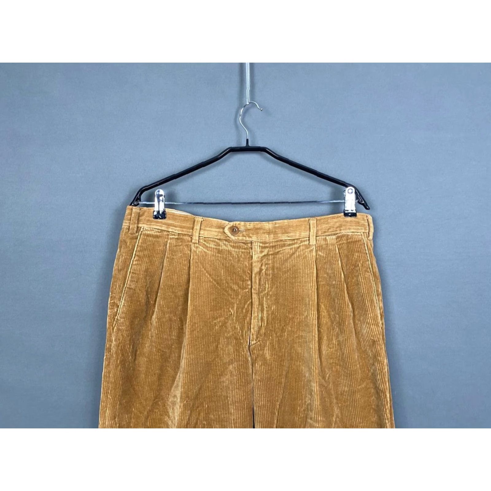 Brioni Brioni Cervinia Pants Casual Brown Corduroy Button Logo 54 Regular Men’s Pants Size US 38 / EU 54 - 7 Thumbnail