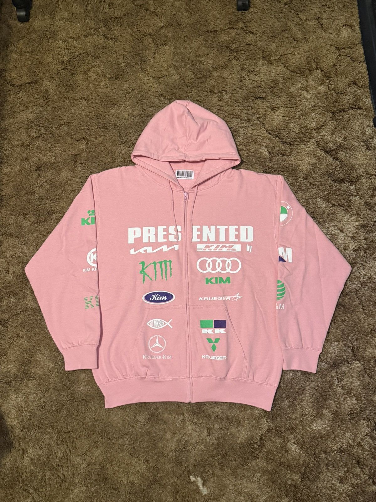 Kim Krueger Kim Krueger Valentines Day Full Zip Logo Hoodie Size Large Size US L / EU 52-54 / 3 - 1 Thumbnail