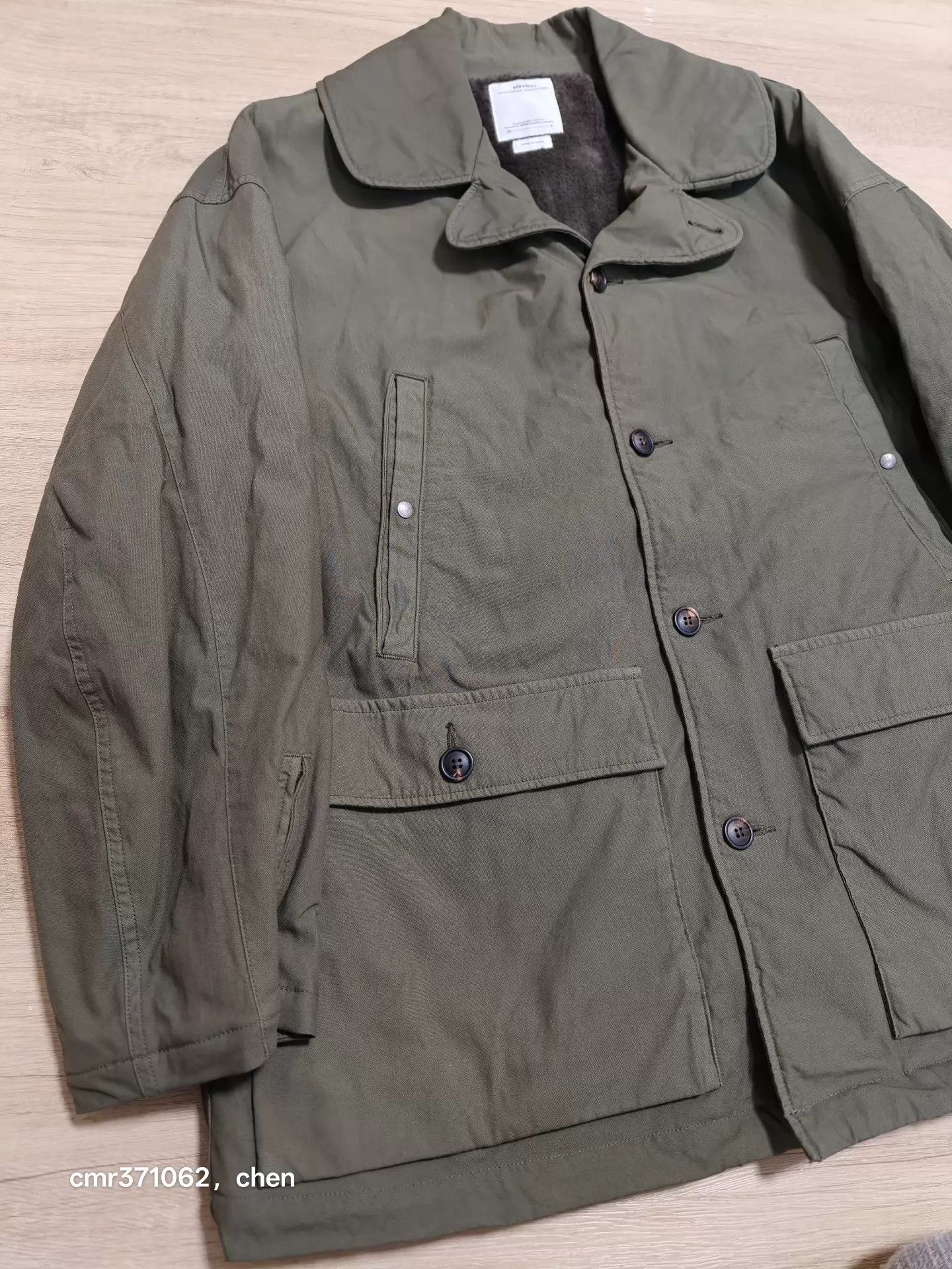 Visvim VISVIM 23 PAYBACK COAT Olive2 2 Double Wash Military Riri Size US M / EU 48-50 / 2 - 2 Thumbnail
