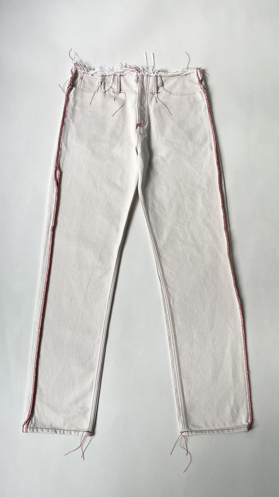 Maison Margiela S/S 21 Inside Out Stitch Jeans Size US 32 / EU 48 - 2 Thumbnail