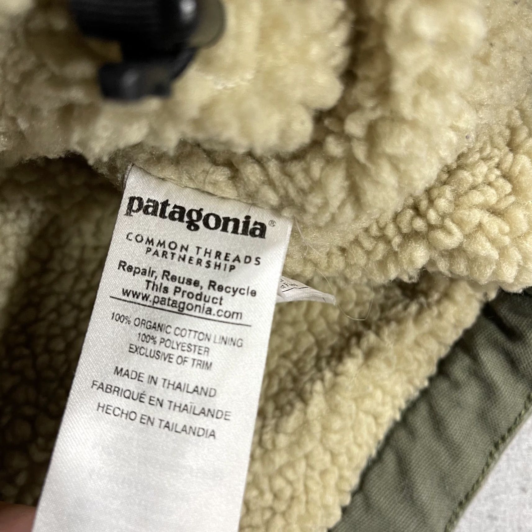Patagonia Patagonia Jacket Womens Small Green Prairie Dawn Hooded Zip Fleece Line Size S / US 4 / IT 40 - 6 Thumbnail