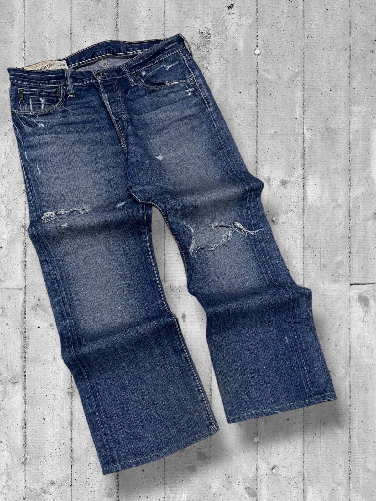 Abercrombie & Fitch × Designer × Vintage Vintage Designer Abercrombie &Fitch Distressed Low Rise Boot Size US 34 / EU 50 - 2 Thumbnail