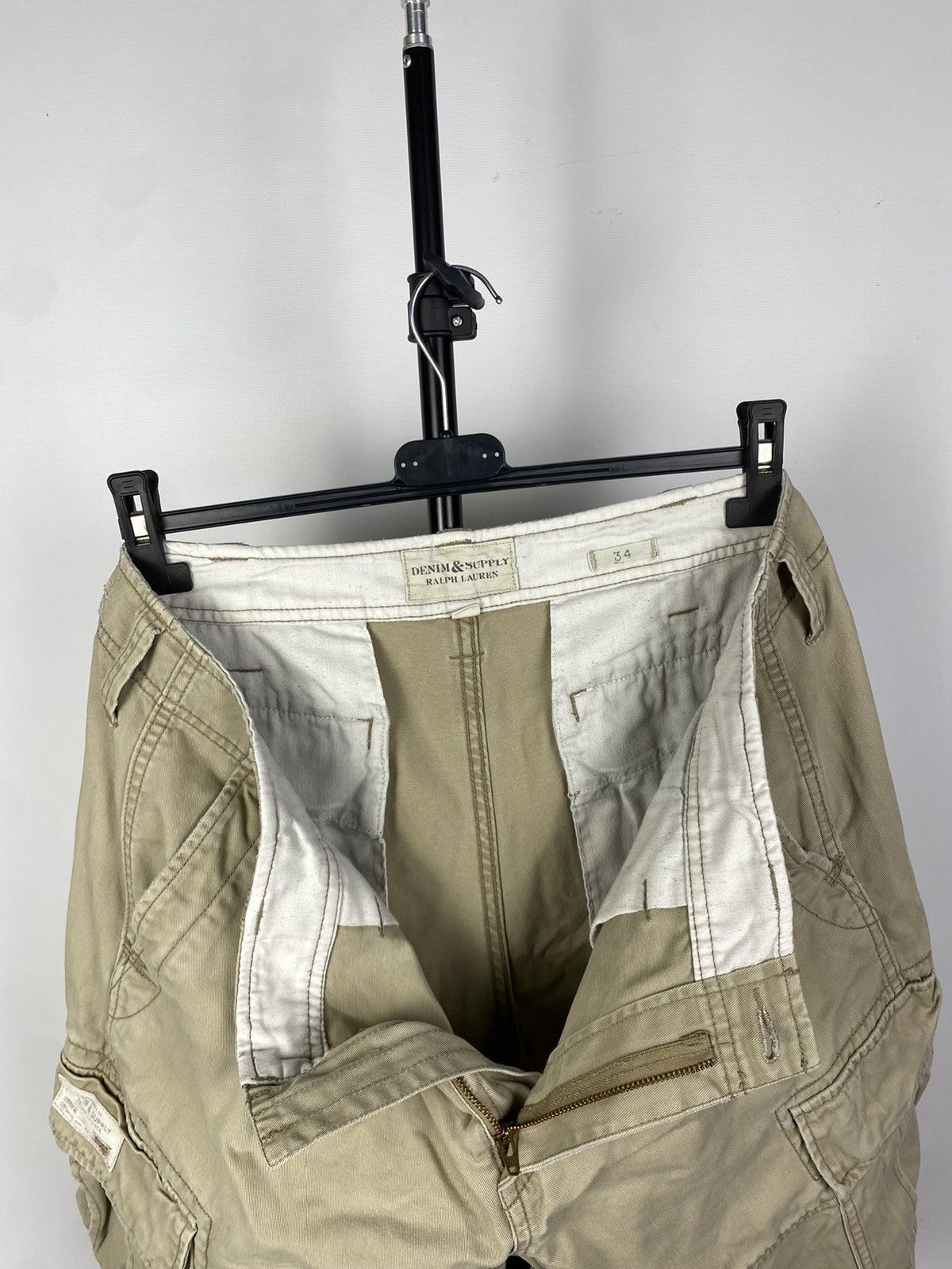 Polo Ralph Lauren × Vintage Vintage 00s Y2K Baggy Polo Ralph Lauren Skater Cargo Shorts! Size US 34 / EU 50 - 10 Thumbnail