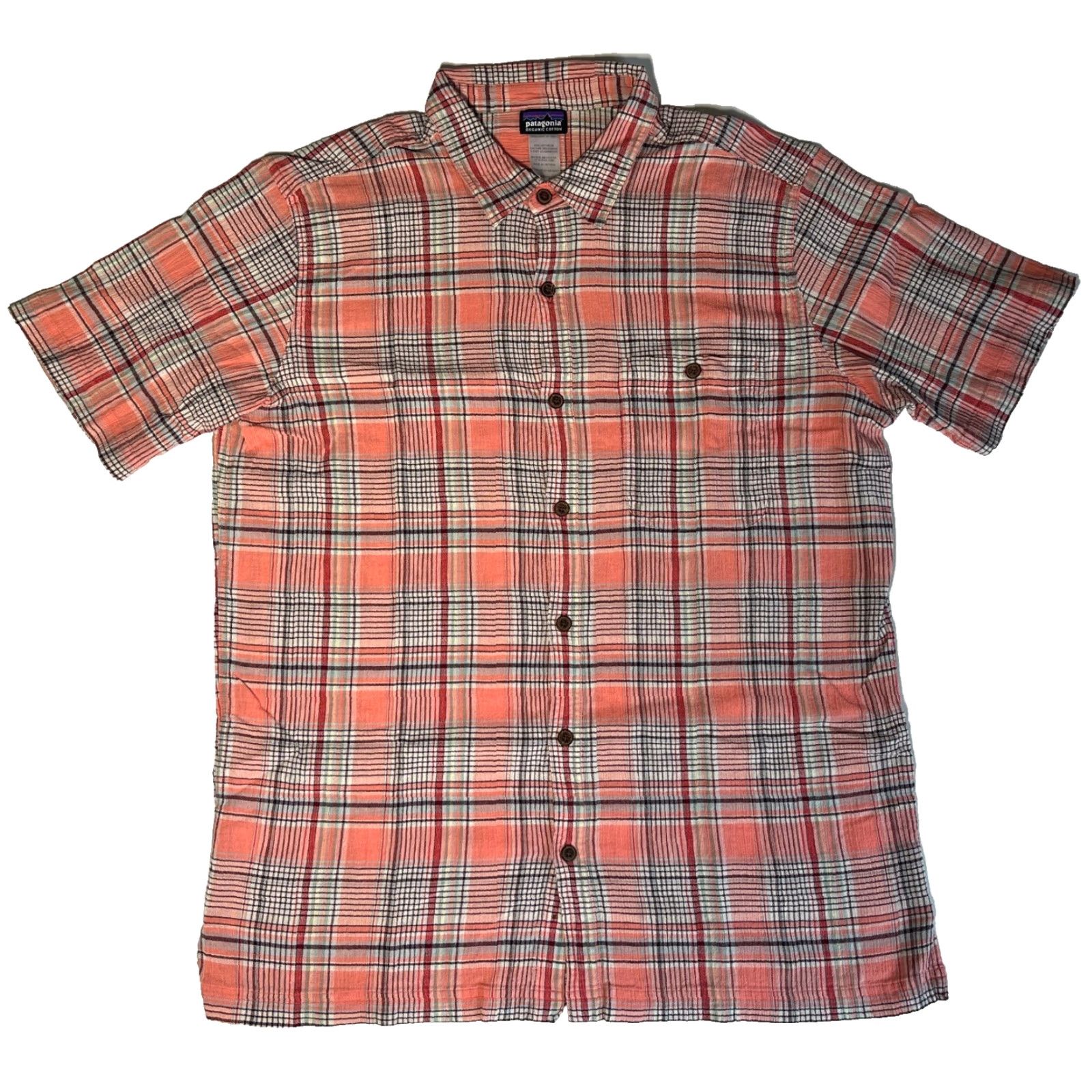 Patagonia Patagonia Men’s A/C Short Sleeve Seersucker Shirt Plaid Sz L Size US L / EU 52-54 / 3 - 3 Thumbnail