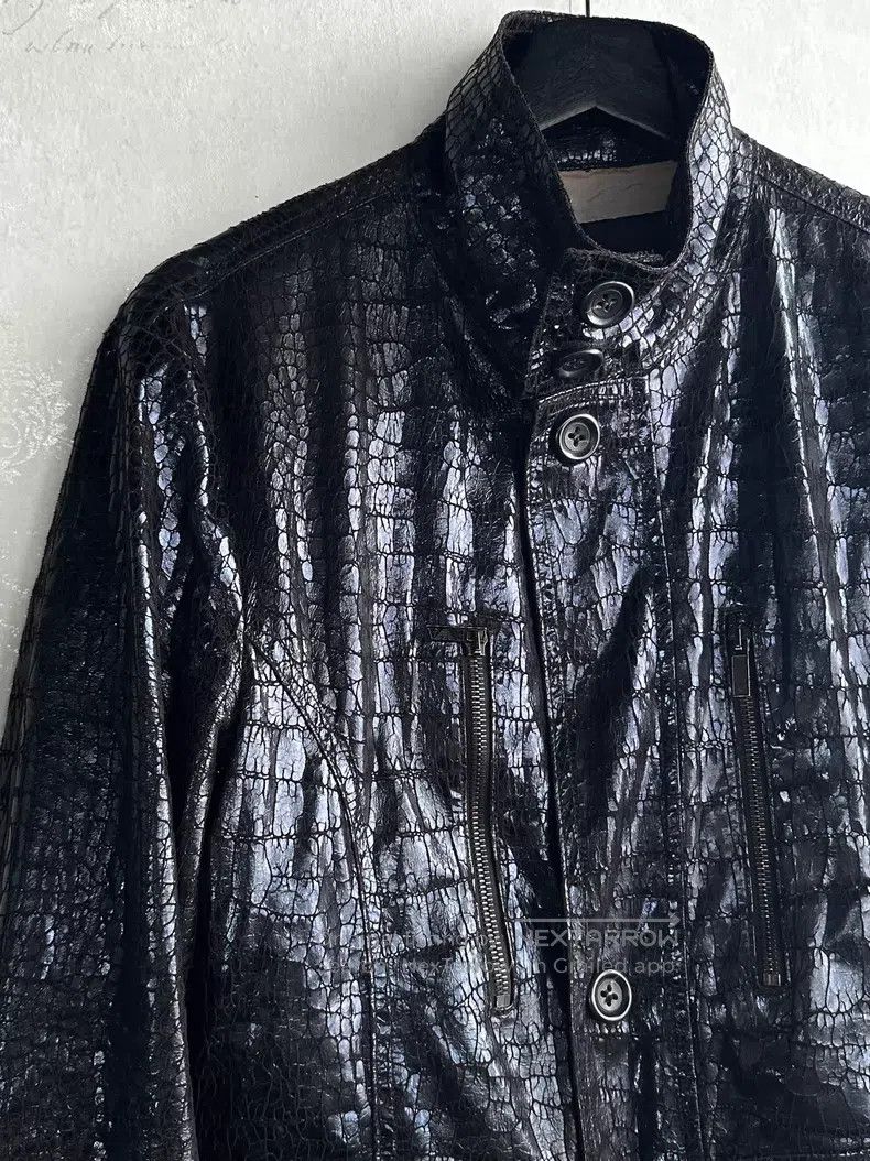 Emporio Armani Emporio Armani Crocodile Pattern Electric Jacket i Size US S / EU 44-46 / 1 - 4 Thumbnail
