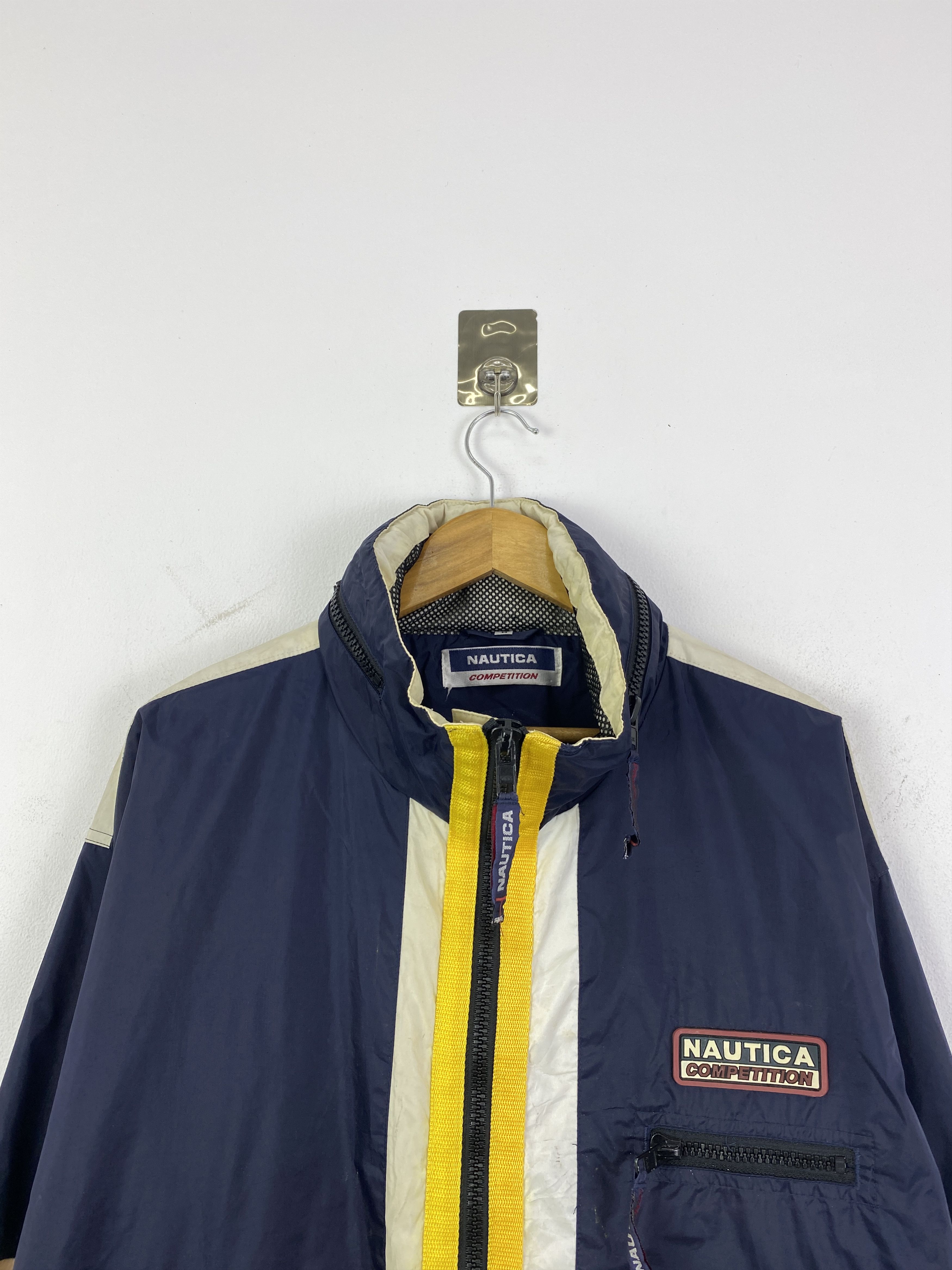 Nautica Vintage Nautica Zipper Pocket Light Jacket J0105 Size US M / EU 48-50 / 2 - 2 Thumbnail