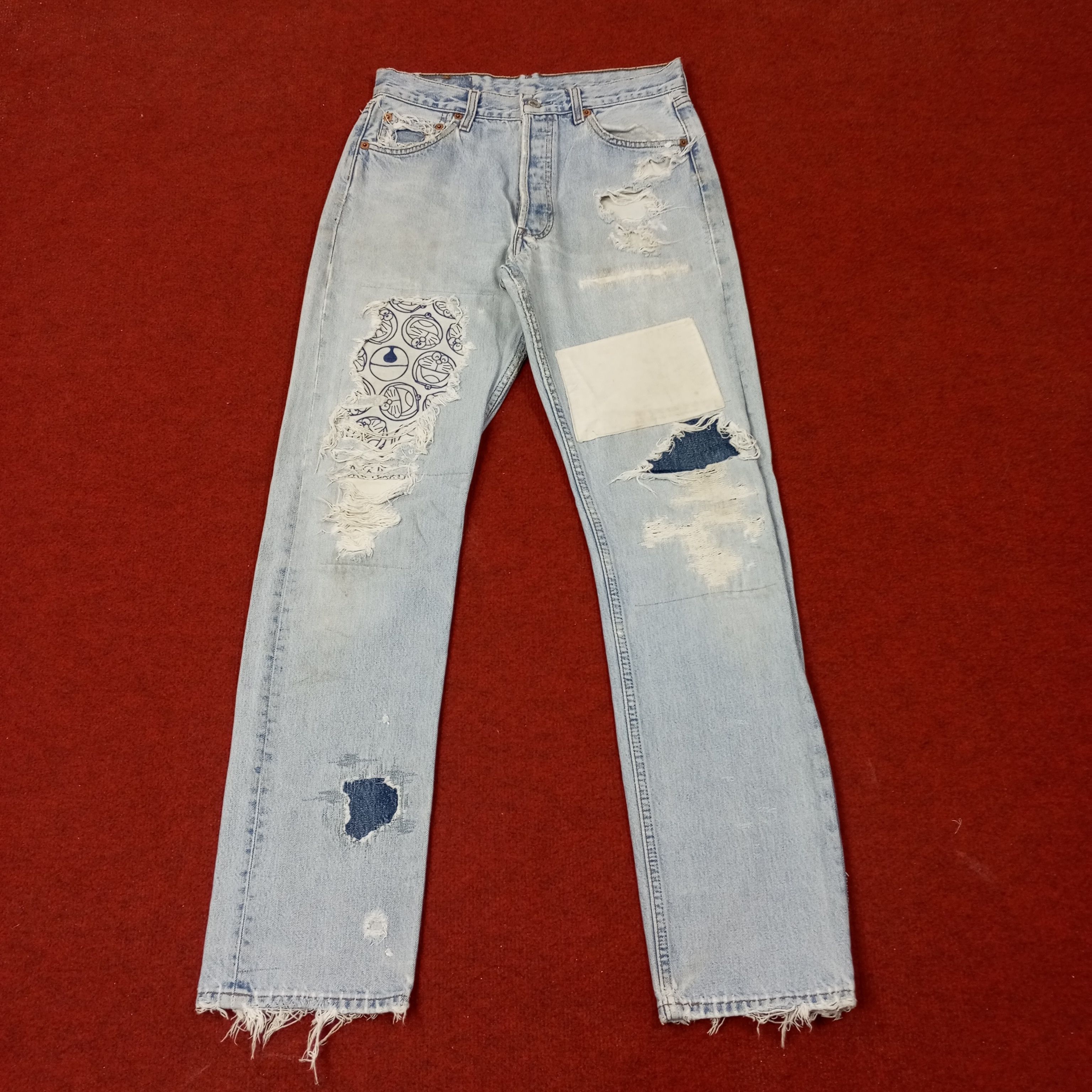 Levi's Levis Fashion Style Distressed Jeans c252n Size US 28 / EU 44 - 1 Thumbnail
