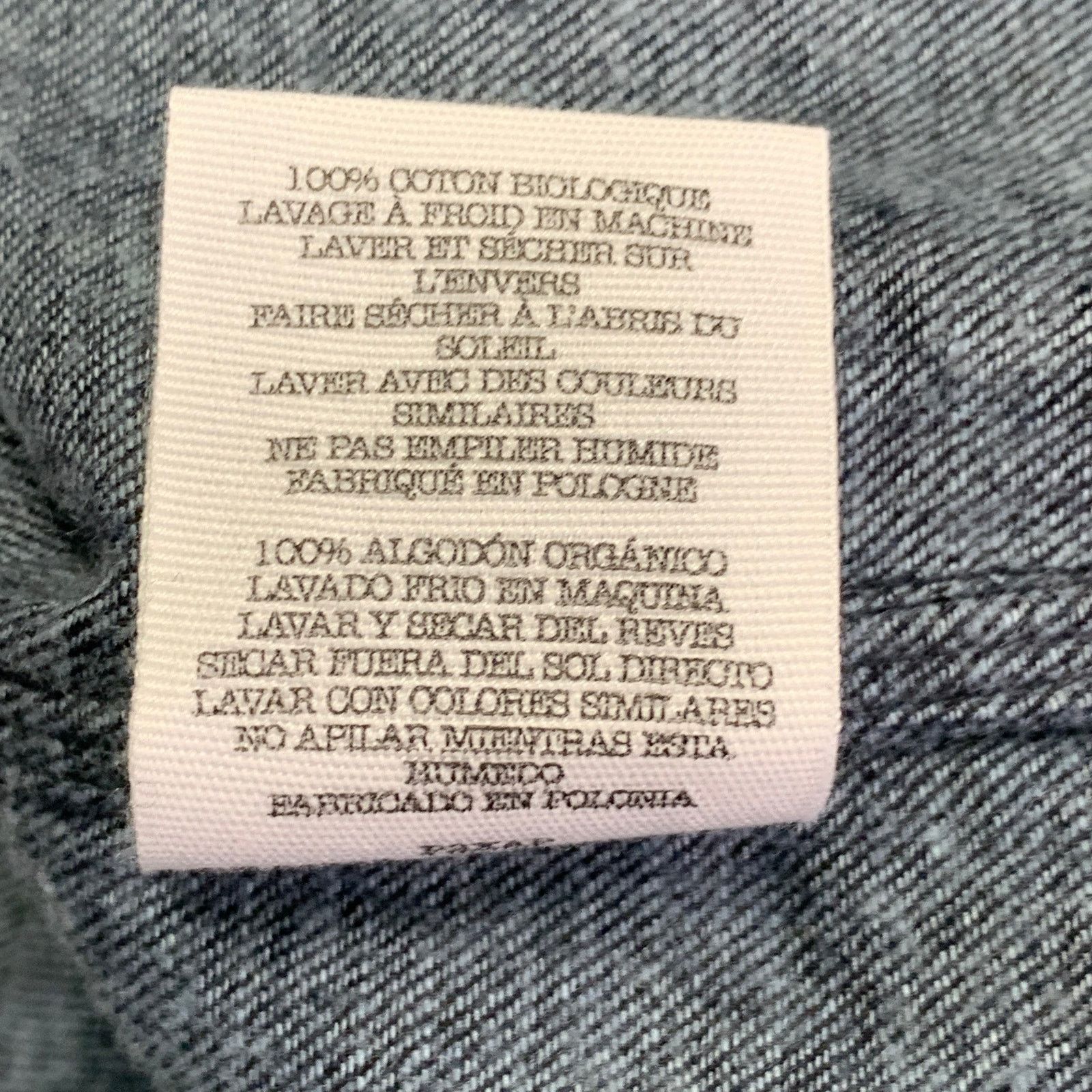 YMC Billy Bob Indigo Contrast Stitch Cotton Denim Western Shirt Size US L / EU 52-54 / 3 - 6 Thumbnail