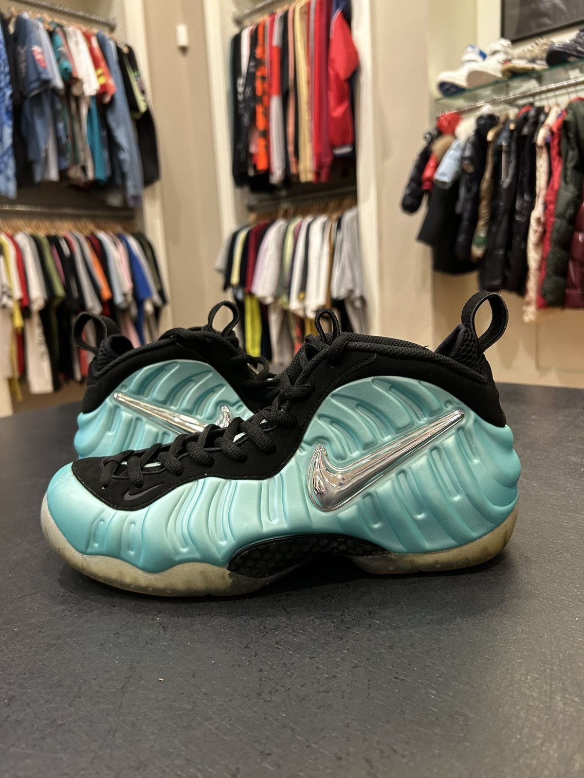 Nike Nike Air Foamposite Pro ‘Island Green’ Size US 8.5 / EU 41-42 - 2 Thumbnail