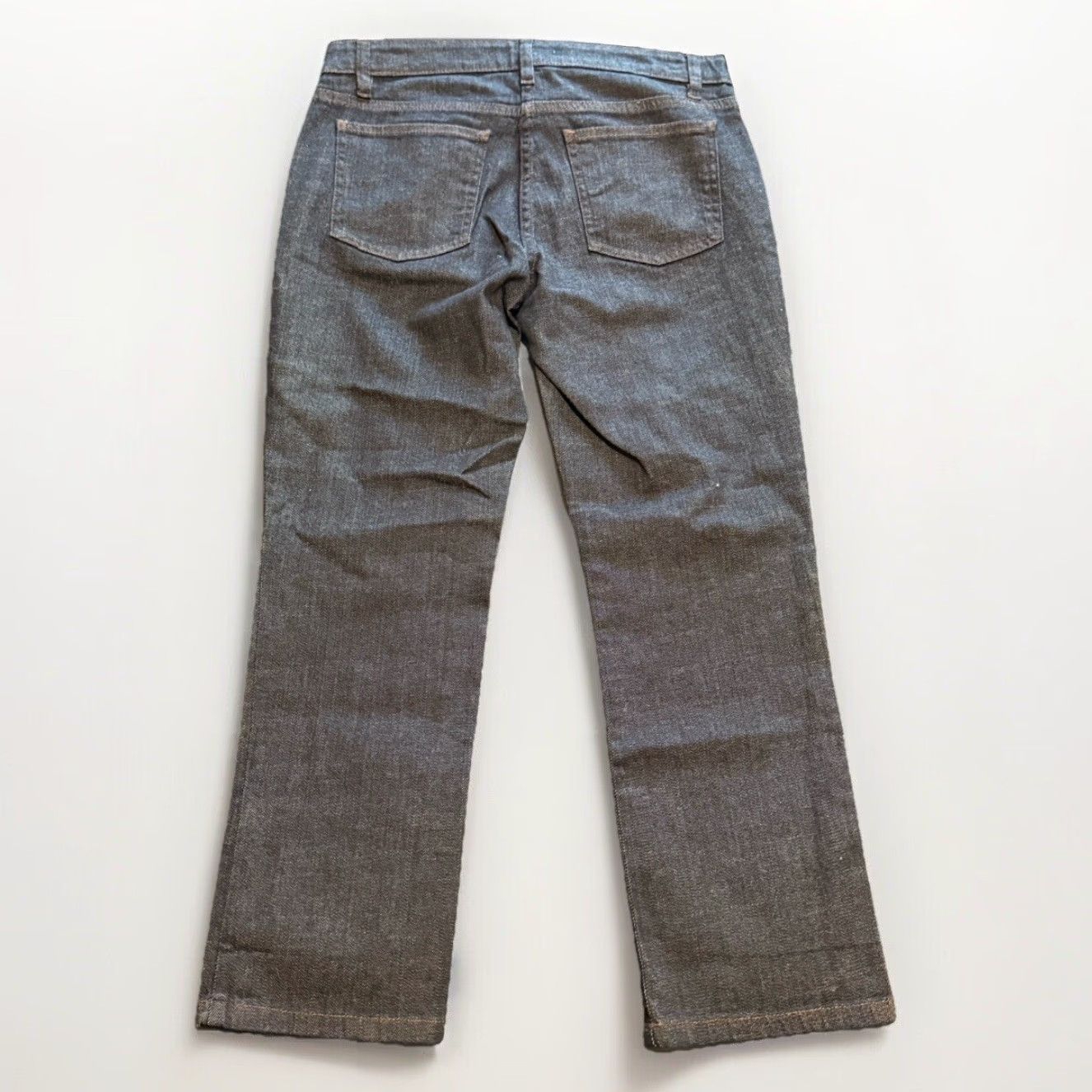 Eileen Fisher NWT EILEEN FISHER Denim Organic Cotton Crop Jeans With Cuff Pants Womens Size 4 29x24 Denim Blue Cropped Regular Womens Size 27" / US 4 / IT 40 - 6 Thumbnail