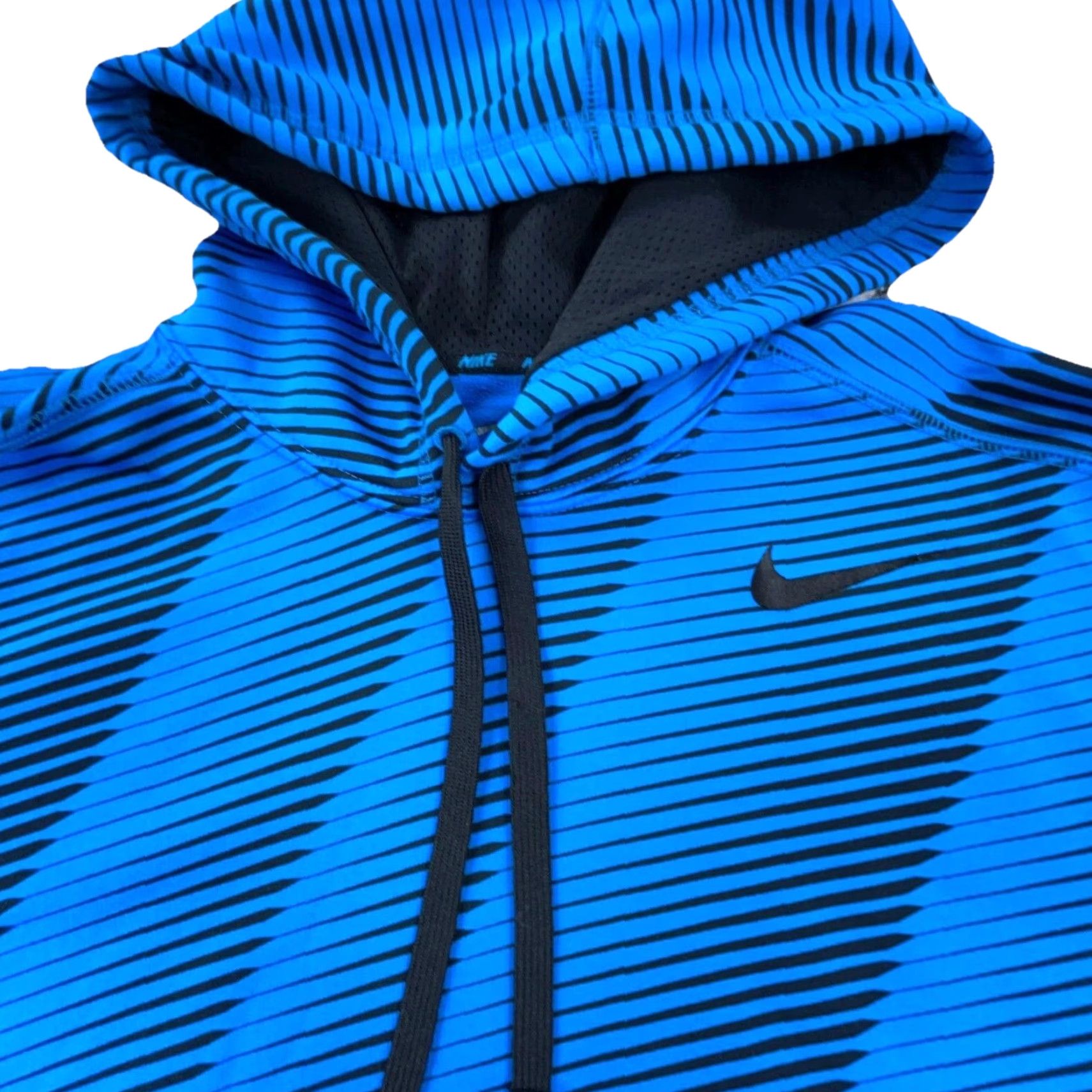 Nike Nike Hoodie Mens Regular Black Geometric Logo Embroidered Pullover Sweatshirt 90s Classic Grunge Hipster Retro Athletic Size US M / EU 48-50 / 2 - 4 Thumbnail