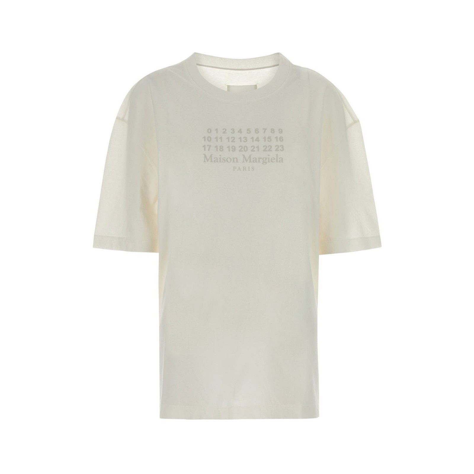 MAISON MARGIELA White Cotton Oversize T-shirt New & Authenti