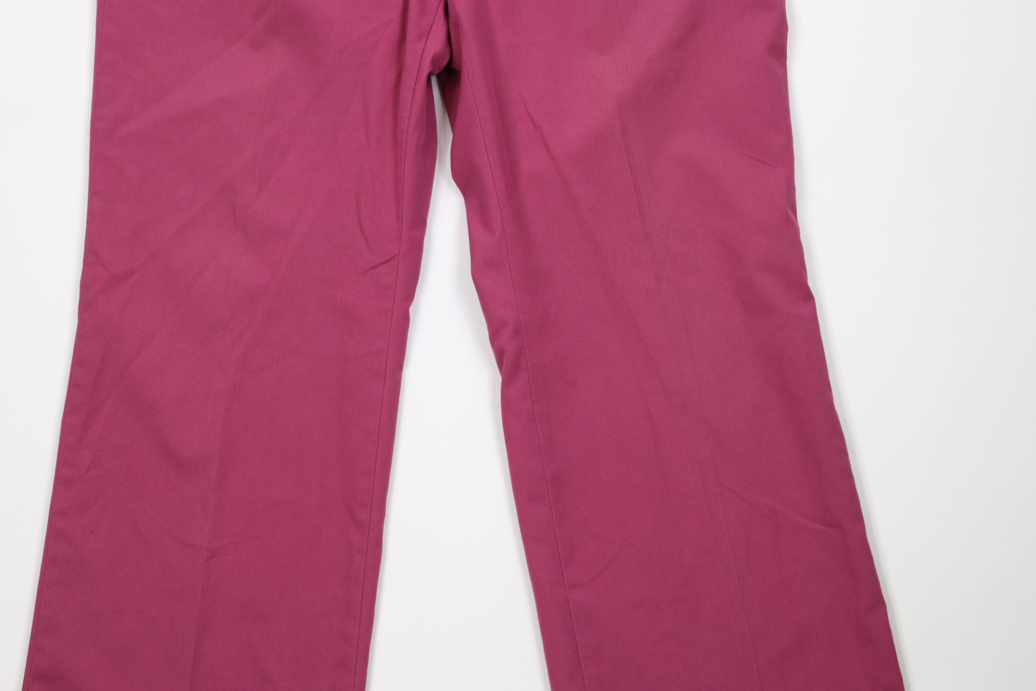 Vintage Vintage 70s Streetwear Bell Bottoms Chino Pants Purple USA Size US 34 / EU 50 - 3 Thumbnail