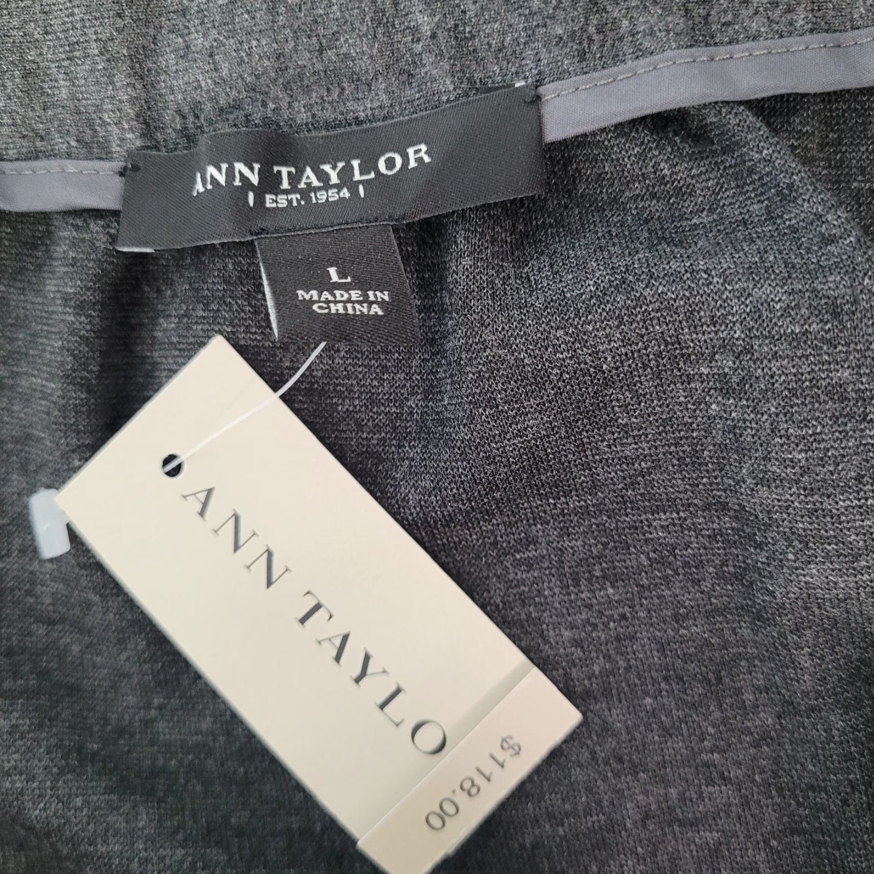 Ann Taylor Ann Taylor Skirt Grey Metallic Sequin Drawstring Mini Large L Womens Size 36" / US 14 / IT 50 - 3 Thumbnail