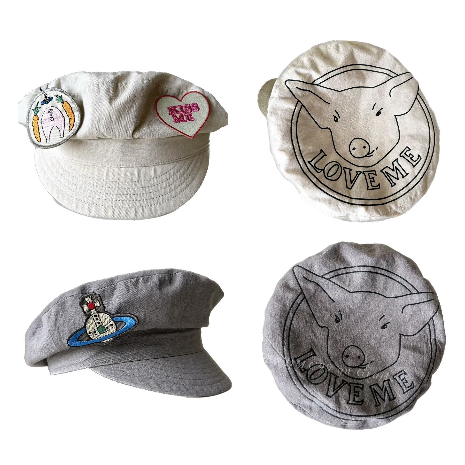 Vivienne Westwood Vivienne Westwood Vintage Pig Saturn Newsboy Cap Size ONE SIZE - 1 Thumbnail