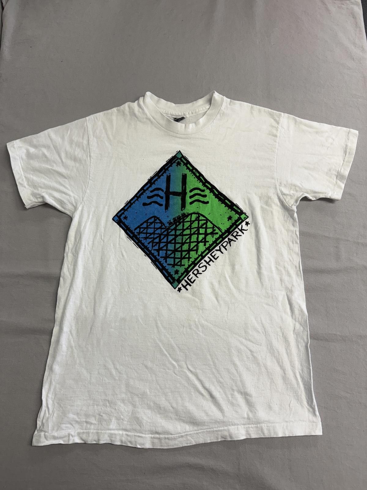 Designer Vintage Hershey Park T-shirt Rollercoaster Amusement Park -M Size US L / EU 52-54 / 3 - 1 Thumbnail