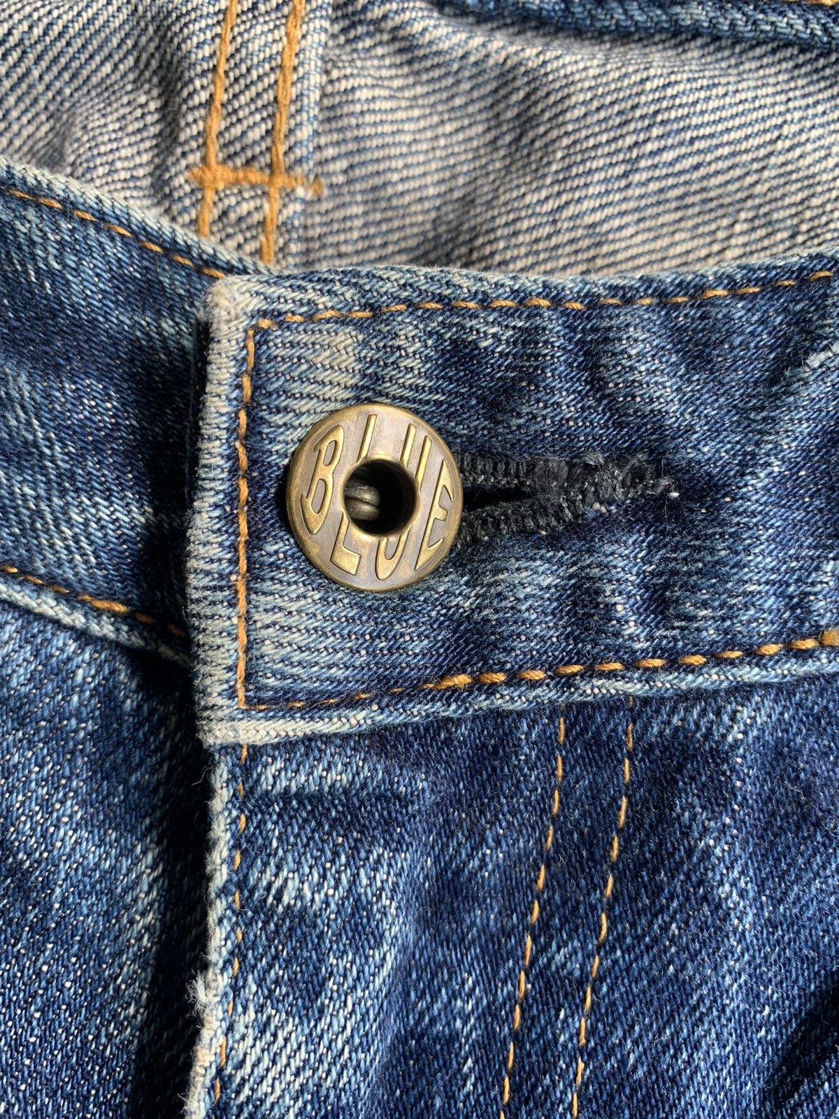 Japanese Brand × Kapital × Vintage JAPAN BLUE JEANS SELVEDGE DISTRESSED DENIM Size US 33 - 15 Thumbnail