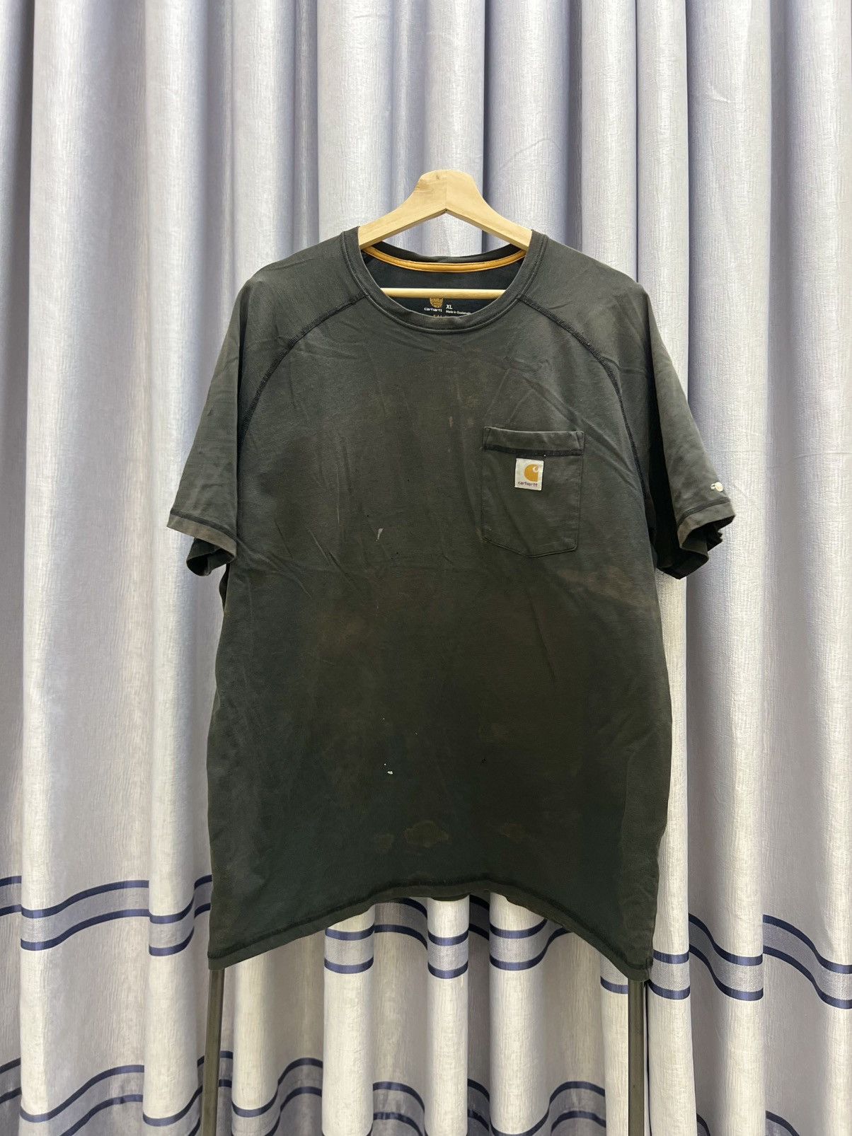 Y2K Thrashed Faded Carhartt Pocket Tee