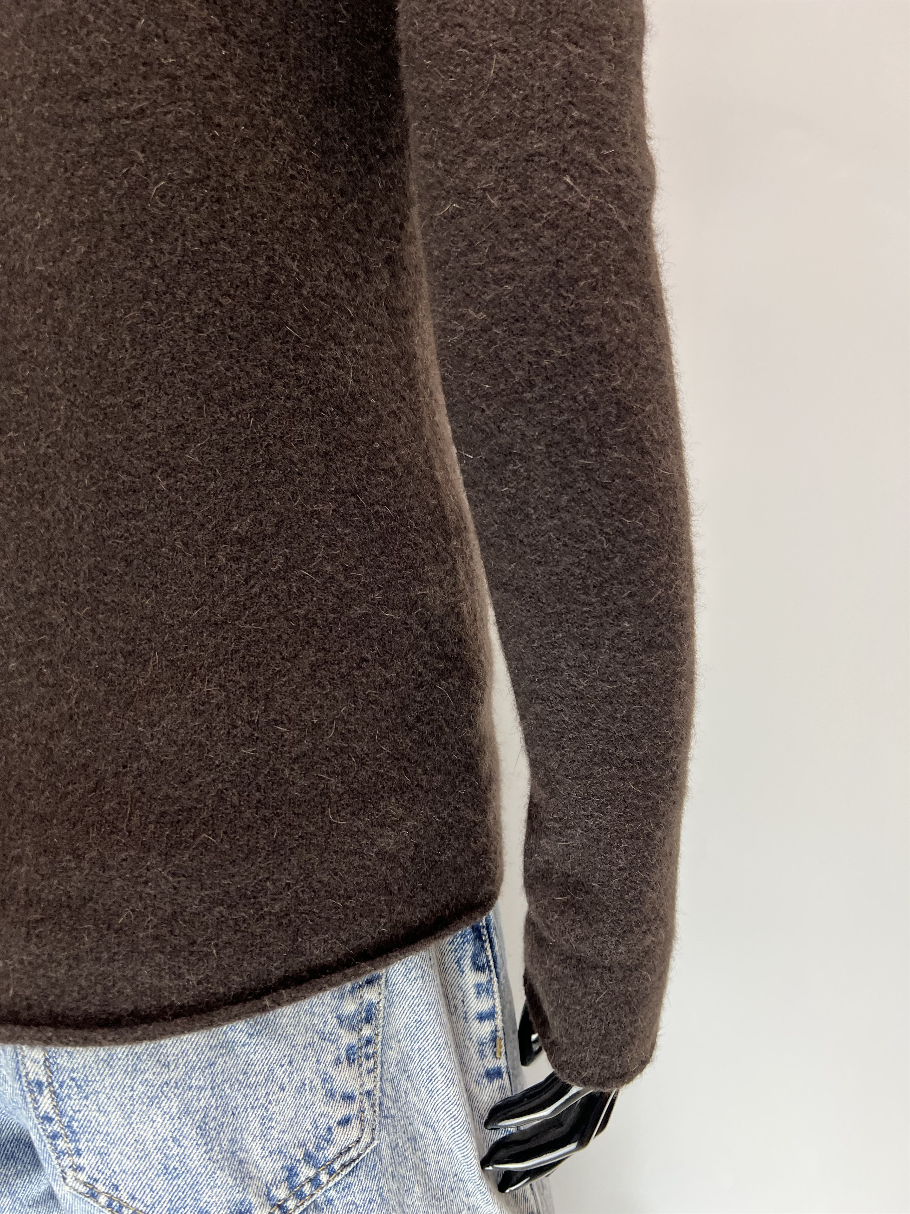 Marithe + Francois Girbaud Marithe Francois Girbaud Wool Angora Zip Hoodie Size S / US 4 / IT 40 - 7 Thumbnail