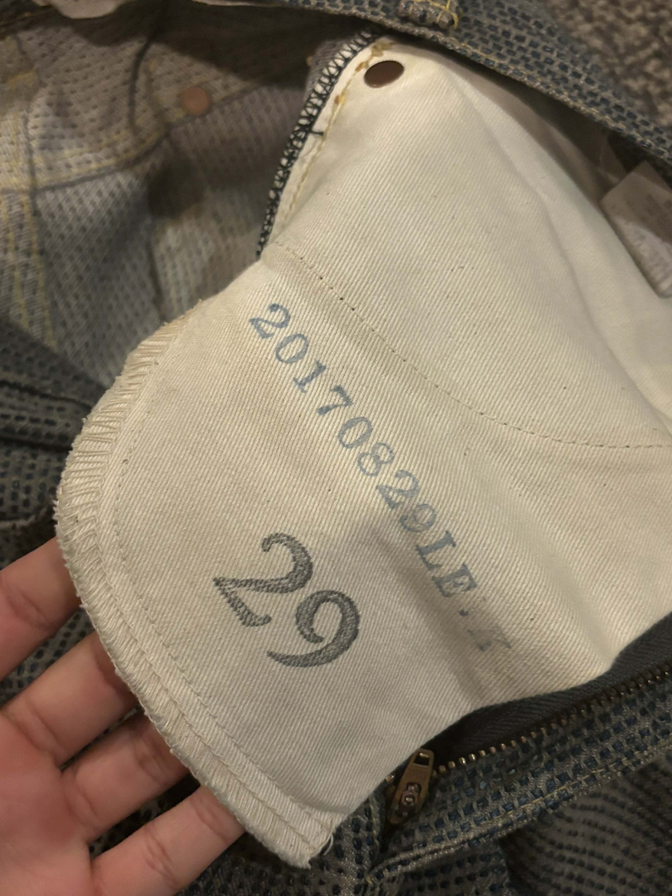 Kapital CENTURY DENIM | SASHIKO STITCHED Size US 29 - 4 Thumbnail