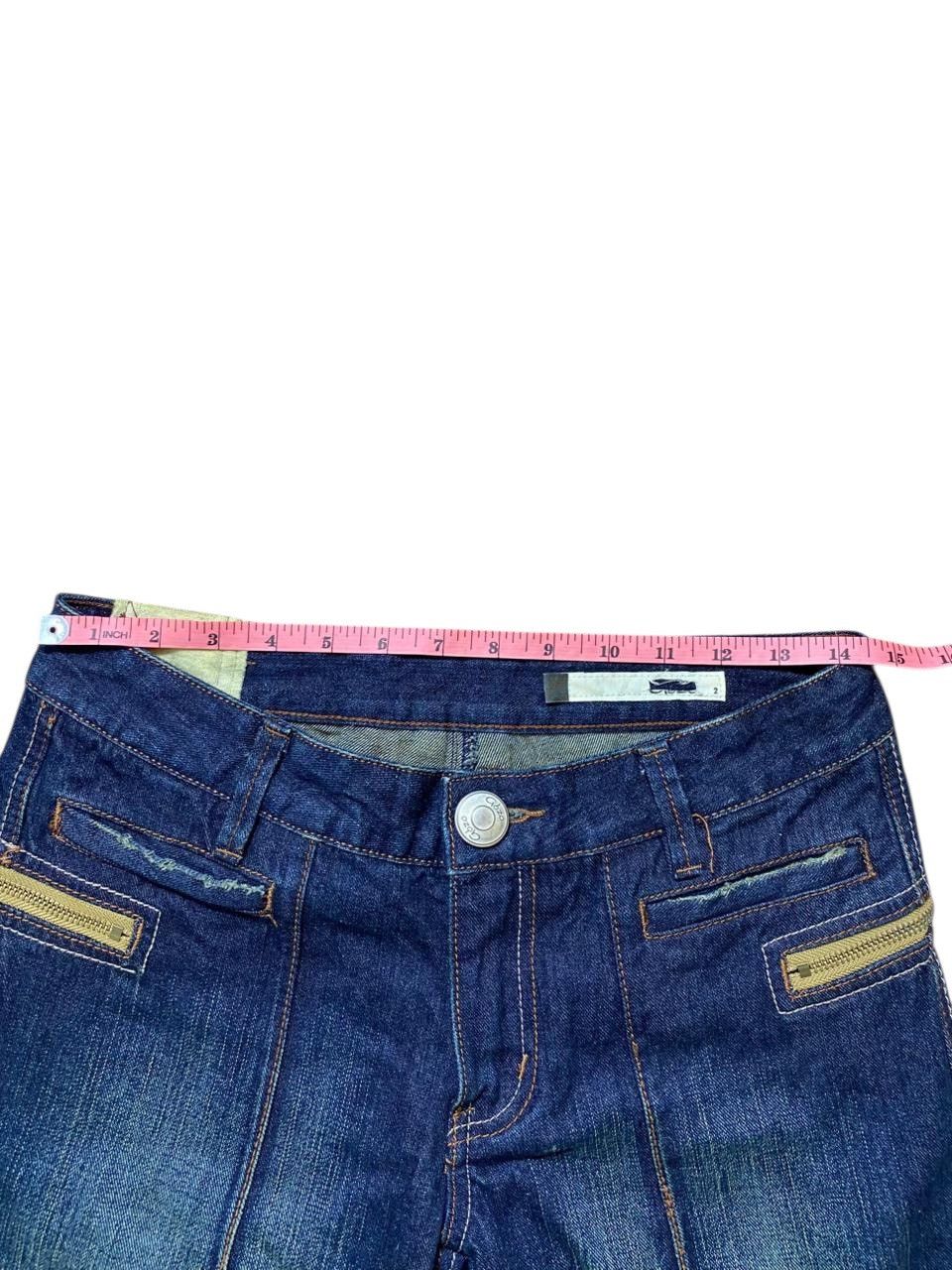 Beauty Beast 2000s Gozo Japanese Lgb Style Multizipper Faded Baggy Jeans Size US 29 - 14 Thumbnail
