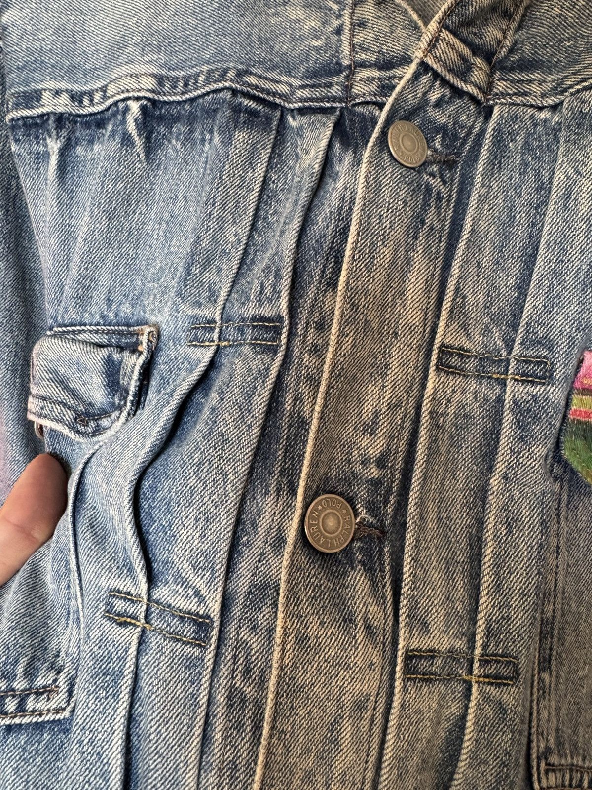 Polo Ralph Lauren Distressed Polo RL jacket Size US M / EU 48-50 / 2 - 2 Thumbnail