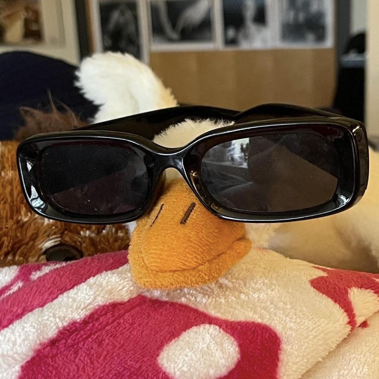H&M Black H&M square sunglasses Size ONE SIZE - 1 Thumbnail