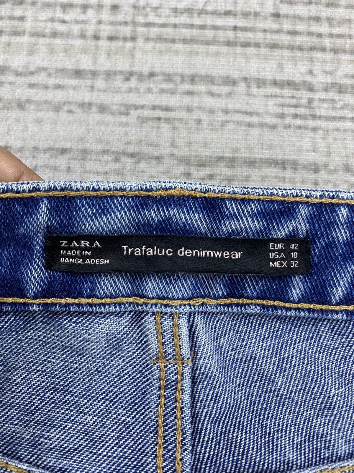 Zara Vintage Trafaluc By Zara Rare Design Denim Jeans Size US 34 / EU 50 - 12 Thumbnail