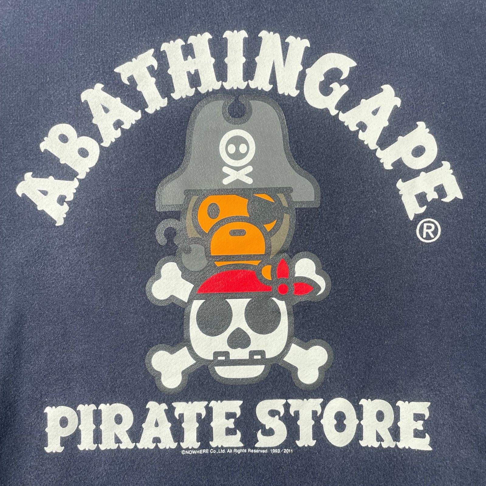 Bape 2011 BAPE Pirate Store Exclusive Hoodie Size US L / EU 52-54 / 3 - 2 Thumbnail