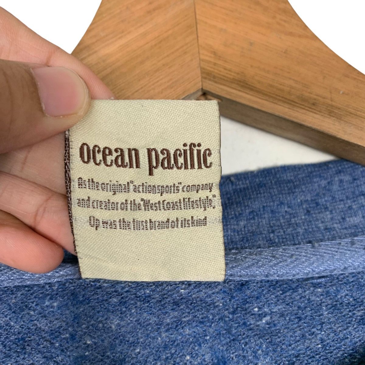 Ocean Pacific OCEAN PACIFIC Blue Crewneck Sweatshirt #1531-C69 Size US XL / EU 56 / 4 - 12 Thumbnail