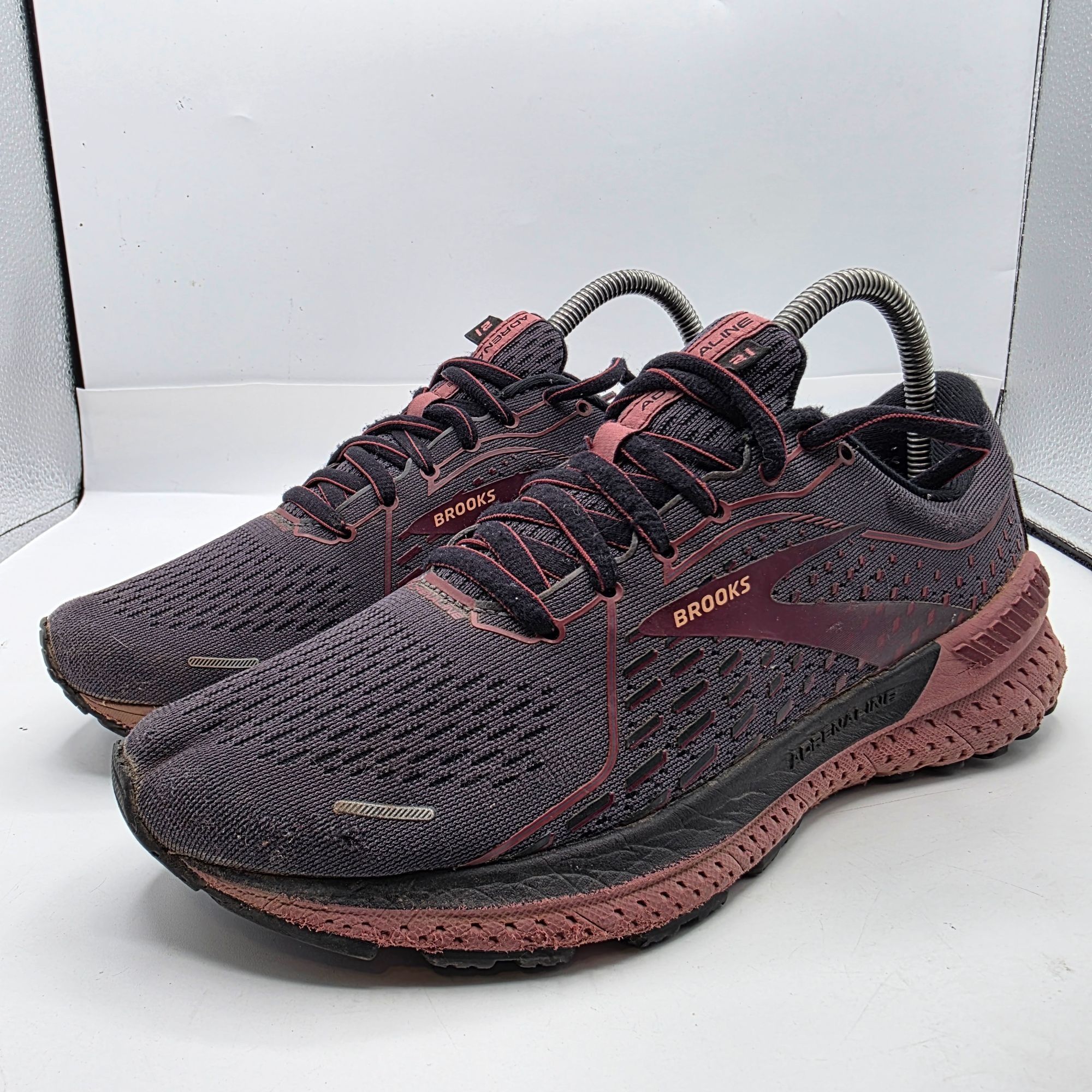 Brooks Brooks Adrenaline 21 Womens Size 8.5 Black Pink Athletic Run Size US 8.5 / IT 38.5 - 4 Thumbnail