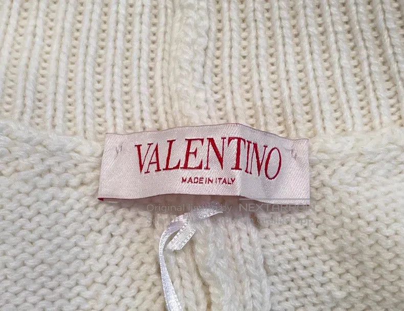 Valentino Valentino Knitted cape coat Size S / US 4 / IT 40 - 5 Thumbnail