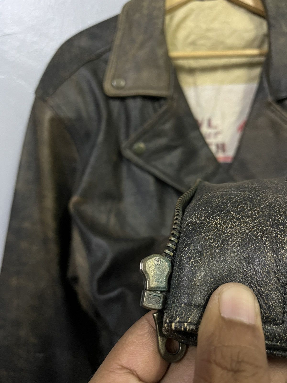 Vintage VINTAGE RARE LEATHER JACKET Size US M / EU 48-50 / 2 - 9 Thumbnail