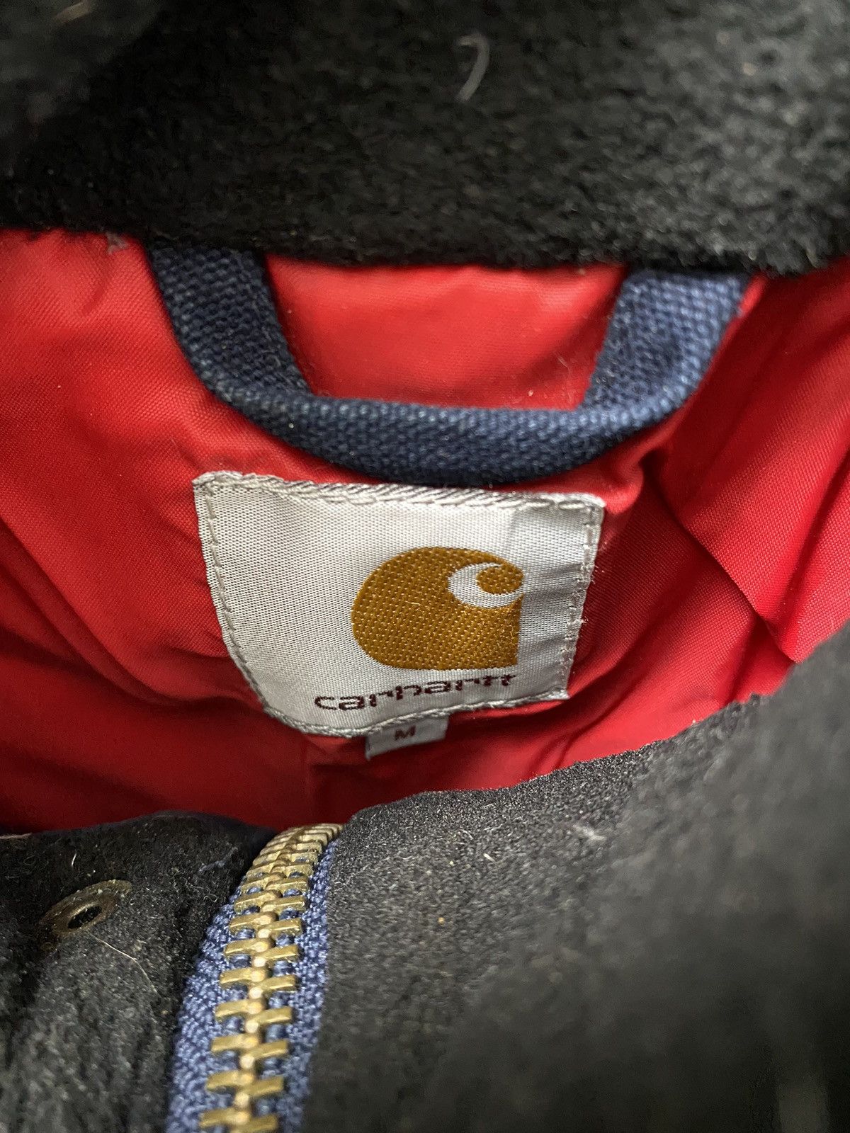 Carhartt Wip Carhartt WIP Wayne jacket size M blue with leather inserts Size US M / EU 48-50 / 2 - 6 Thumbnail